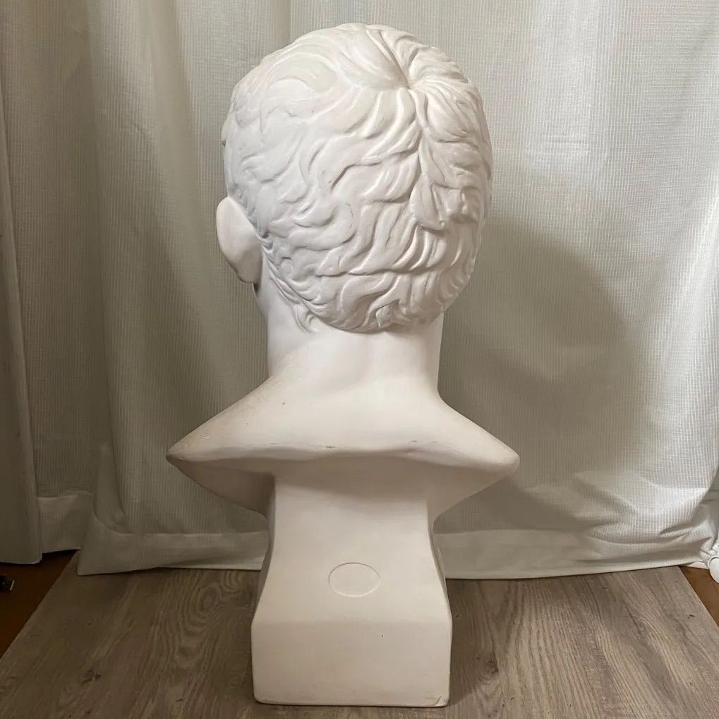 2379 地域限定送料無料‼️アグリッパ石膏胸像 縦約60㎝ デッサン
