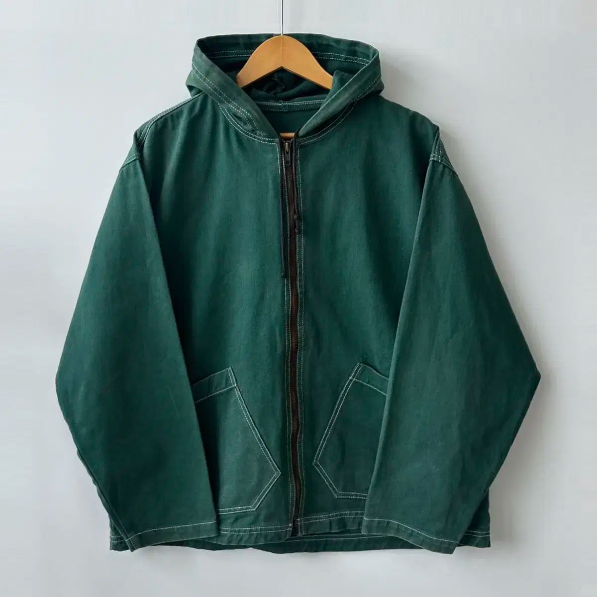【雷市場（ポンジャン）商品韓国直送】 90s STUSSY(ステューシー) ギア フード ジャケット