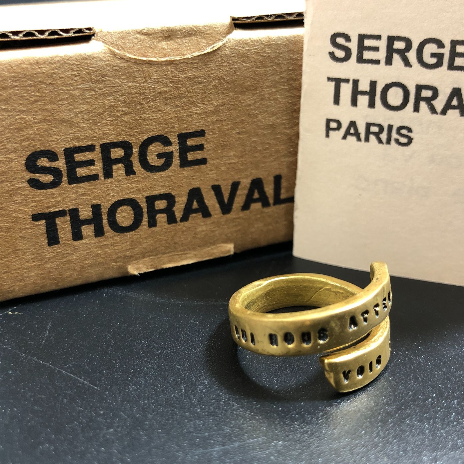 最終価格 SERGE THORAVAL セルジュトラヴァル リング 約13号 ゴールド