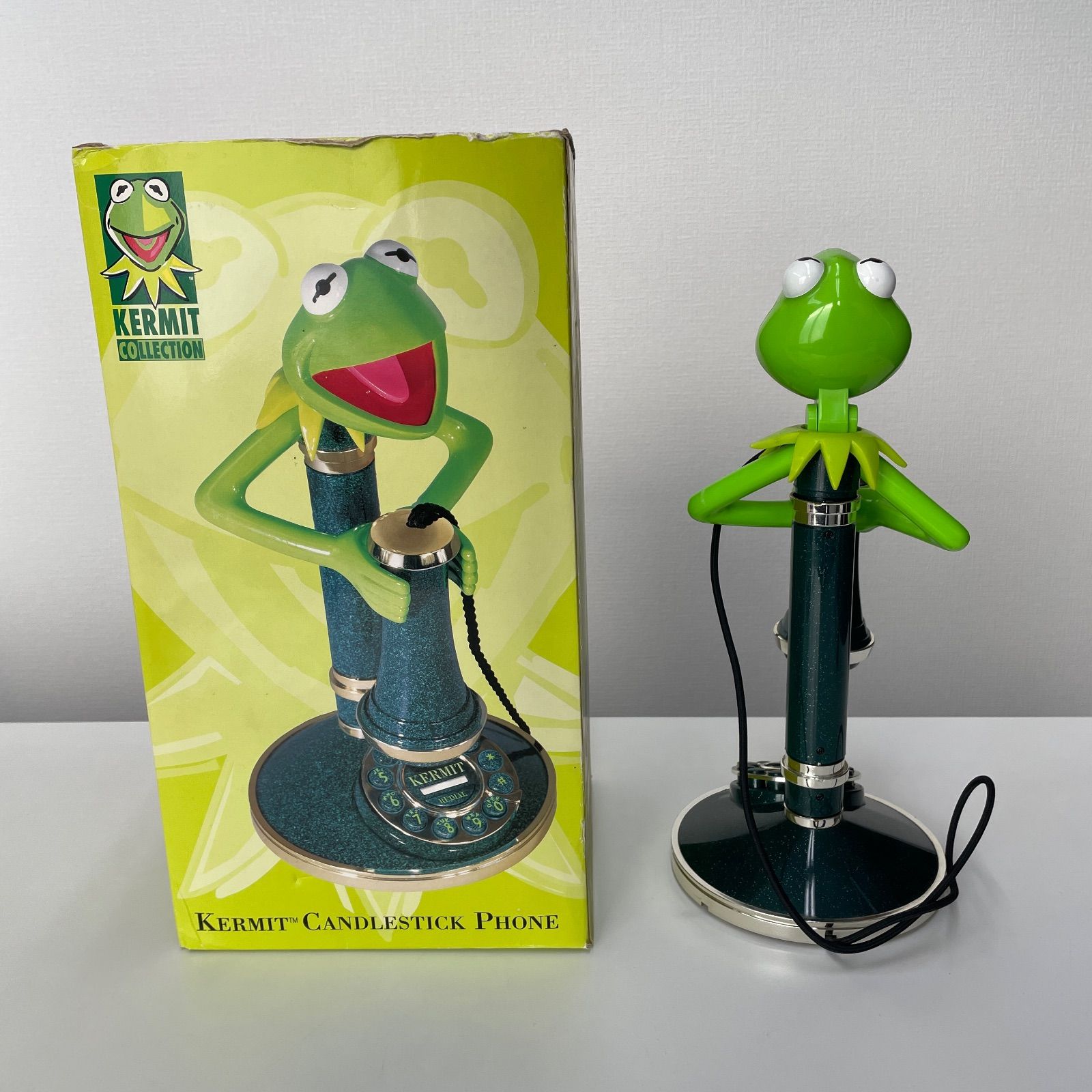 D【アンティーク】カーミット 機 箱付 付属品付 KERMIT CANDLESTICK
