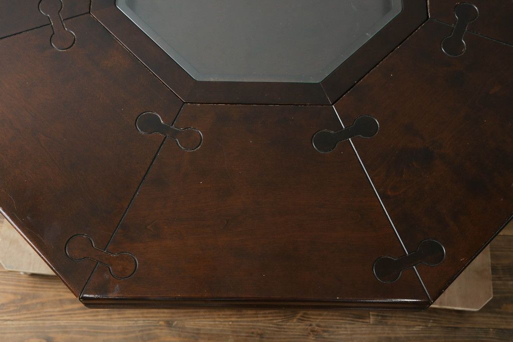 星野民藝　囲炉裏　座卓テーブル 炉付き八角テーブル