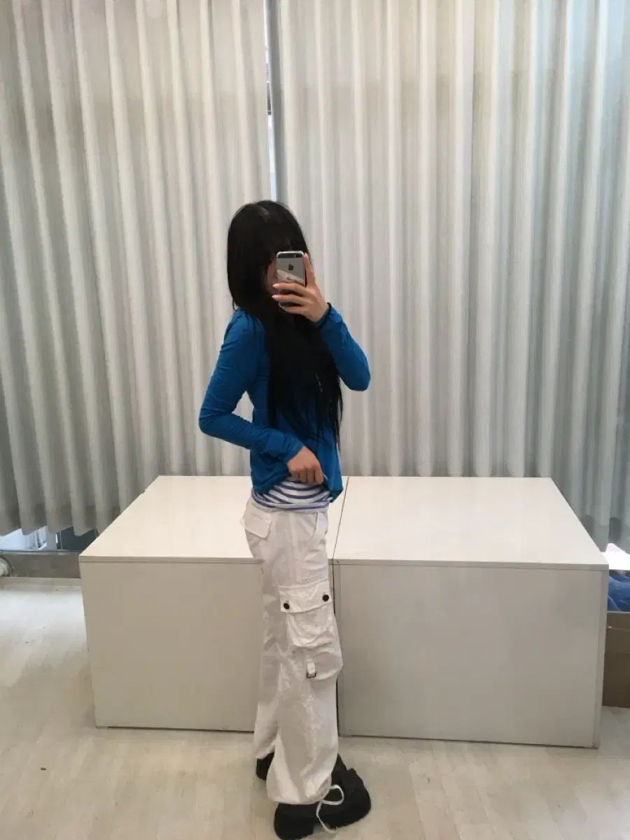 CECIL McBEE セシルマクビー 白 カーゴ パンツ