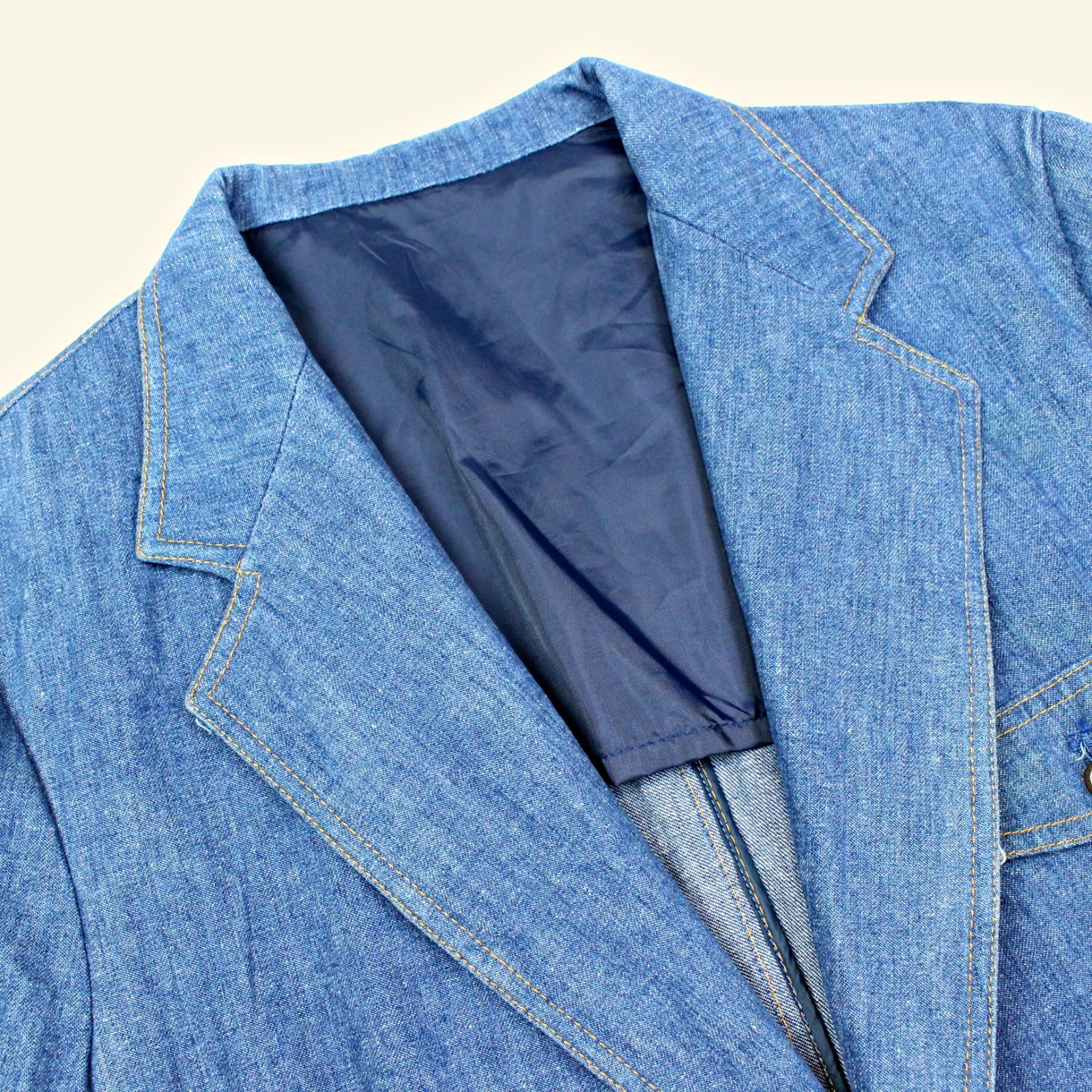 70年代 USA製 Lee Set デニム テーラードジャケット デニム