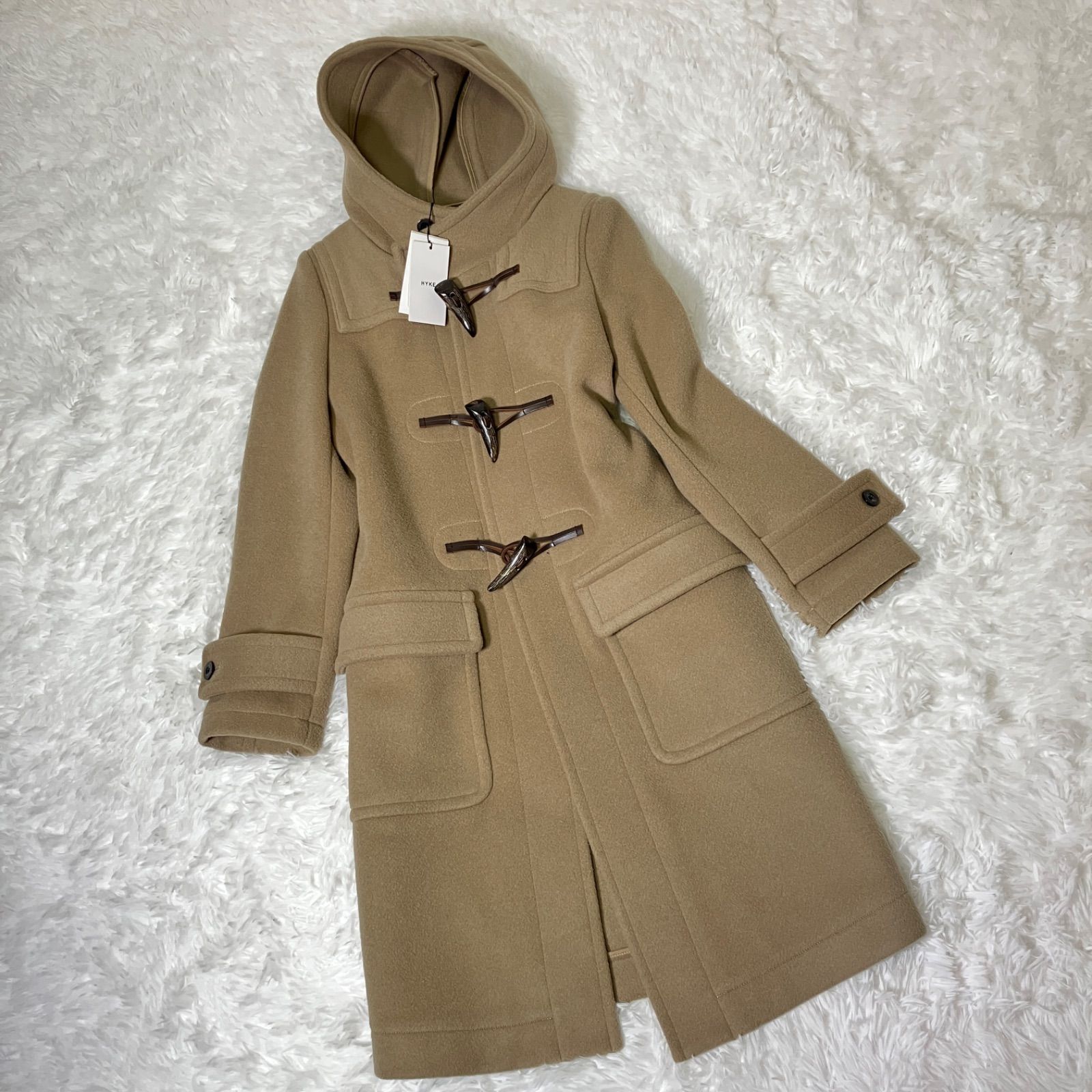 HYKE - 【HYKE(ハイク)】 DOUBLE FACE DUFFEL COATダッフルの