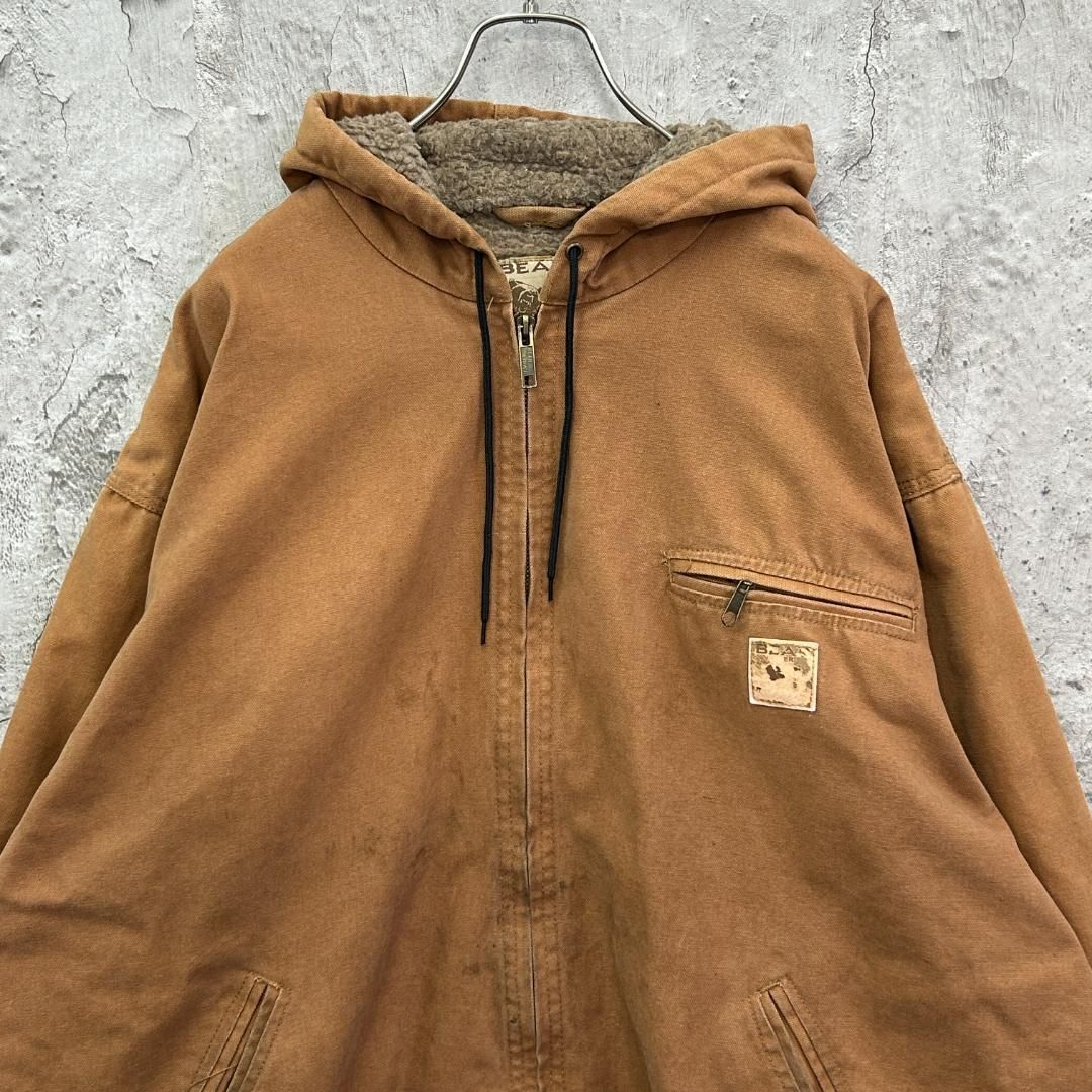 BEAR RIVER ダック アクティブジャケット 古着 ライトブラウン 2XL 