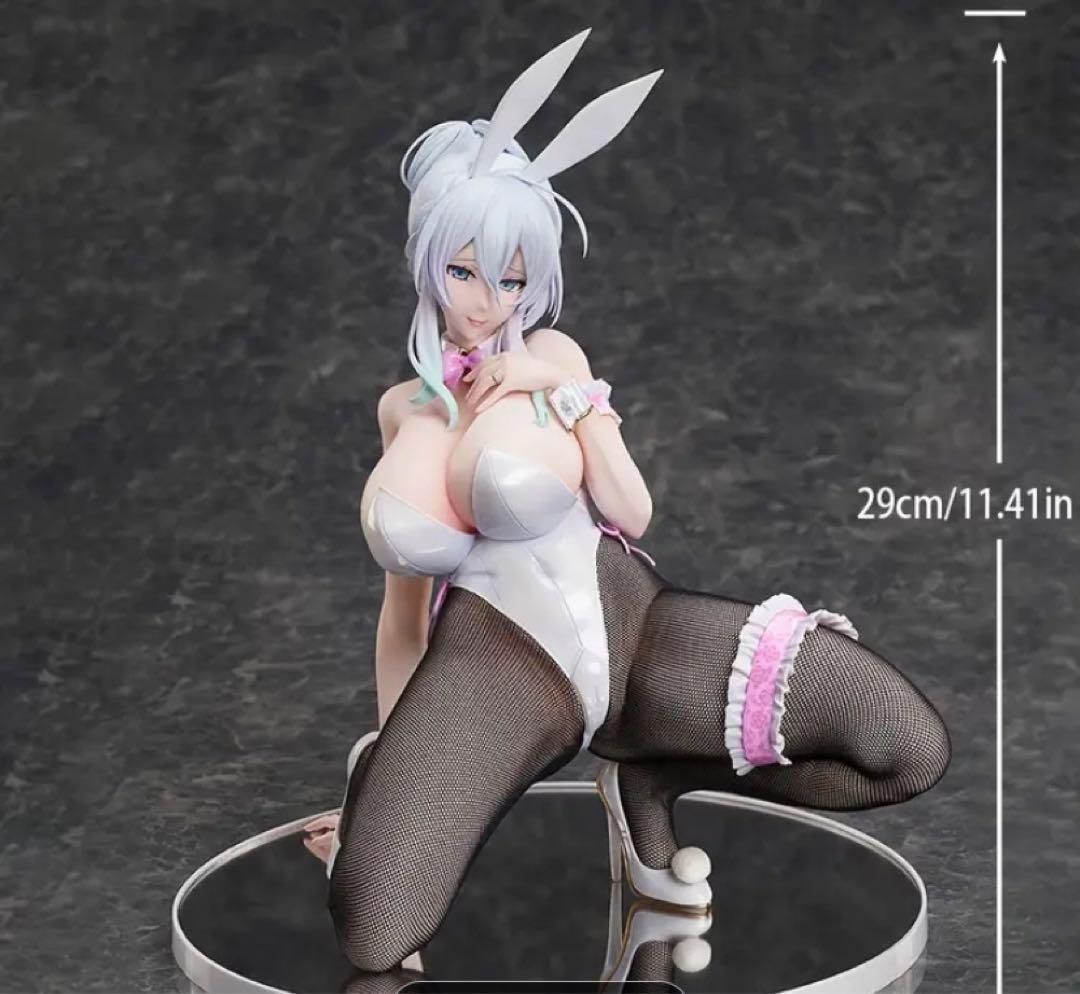 白バニーガール　フィギュア　30cm 大型フィギュア