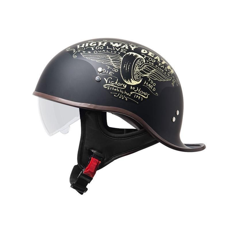 ヘルメット 半キャップ バイク ヘルメット バイクヘルメット 半