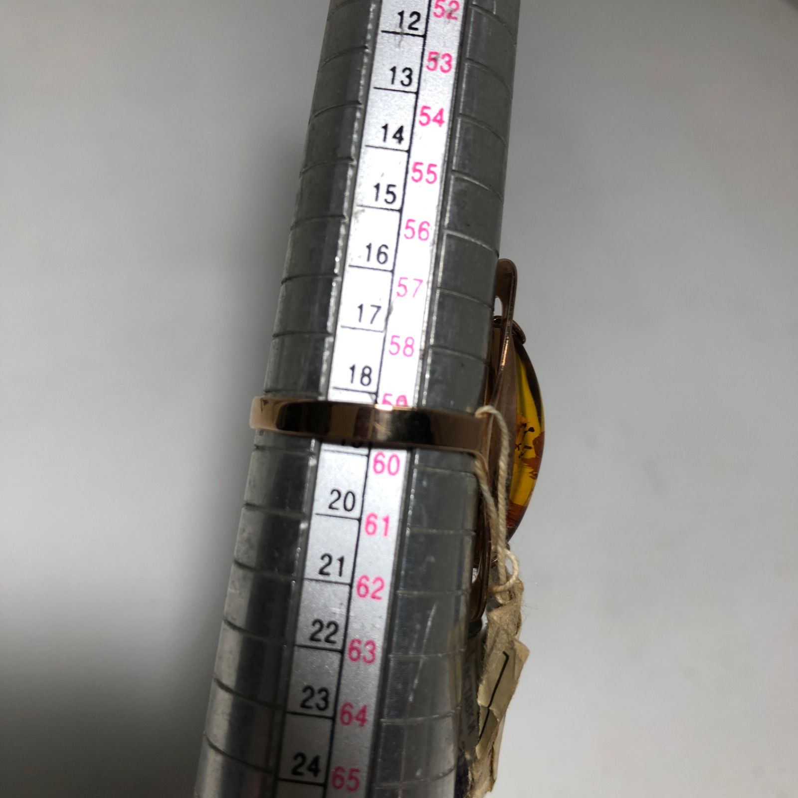 ☆583刻印 K14 14金 ゴールド 石付きリング 19号 総重量4.5g ☆ - メルカリ