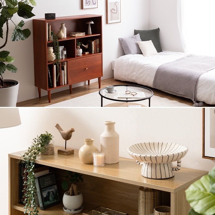 幅100cm Lykke 引き出し付き本棚 MARWIL-DEMENAGEMENTS_CH