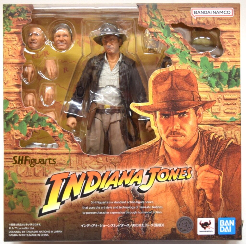 BANDAI - S.H. フィギュアーツインディアナ・ジョーンズ　レイダース/失われたアーク レビュー】S.H.Figuarts インディアナ・ジョーンズ（レイダース
