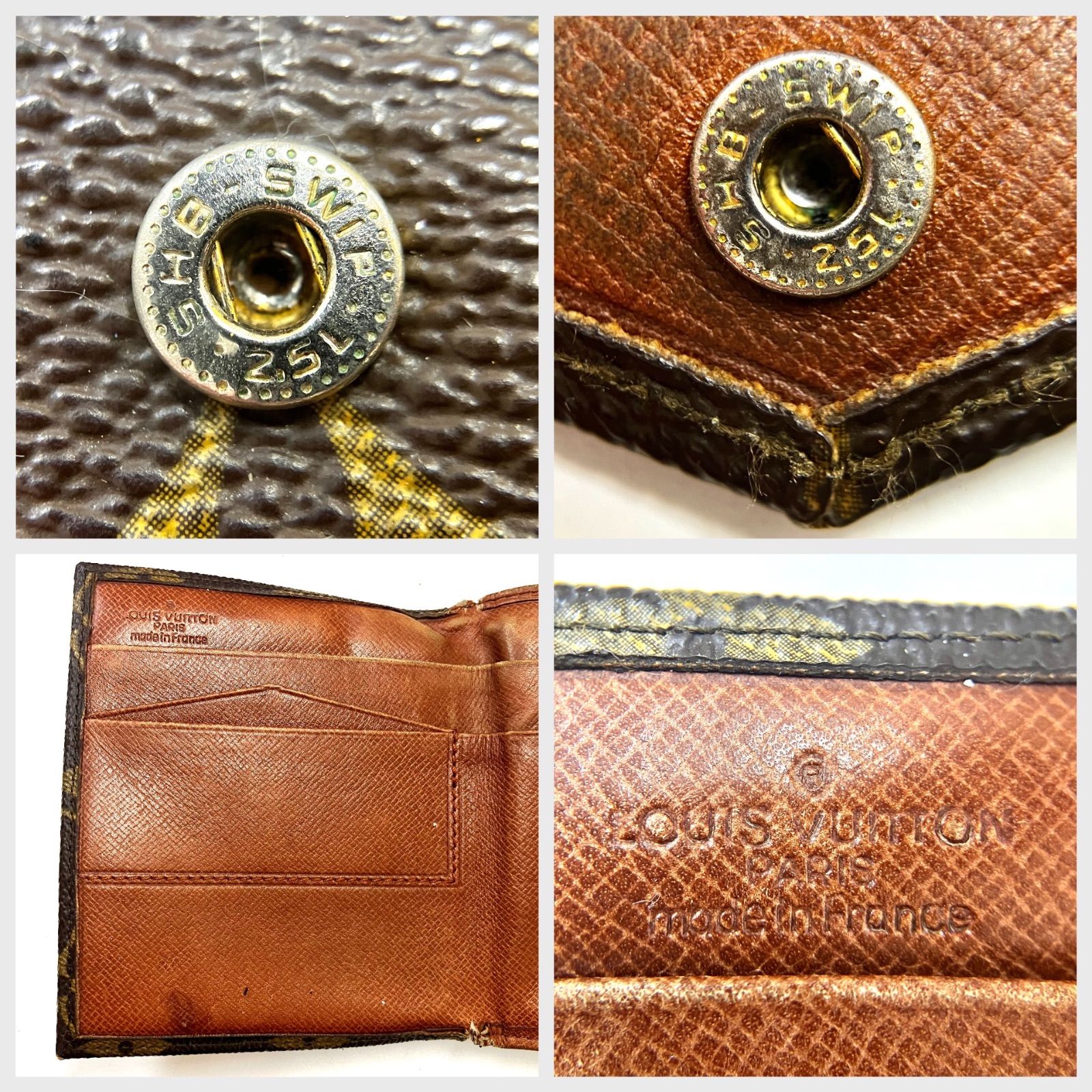希少＊ヴィンテージ品】 ⭐️折財布 Wホック LOUIS VUITTON ルイ