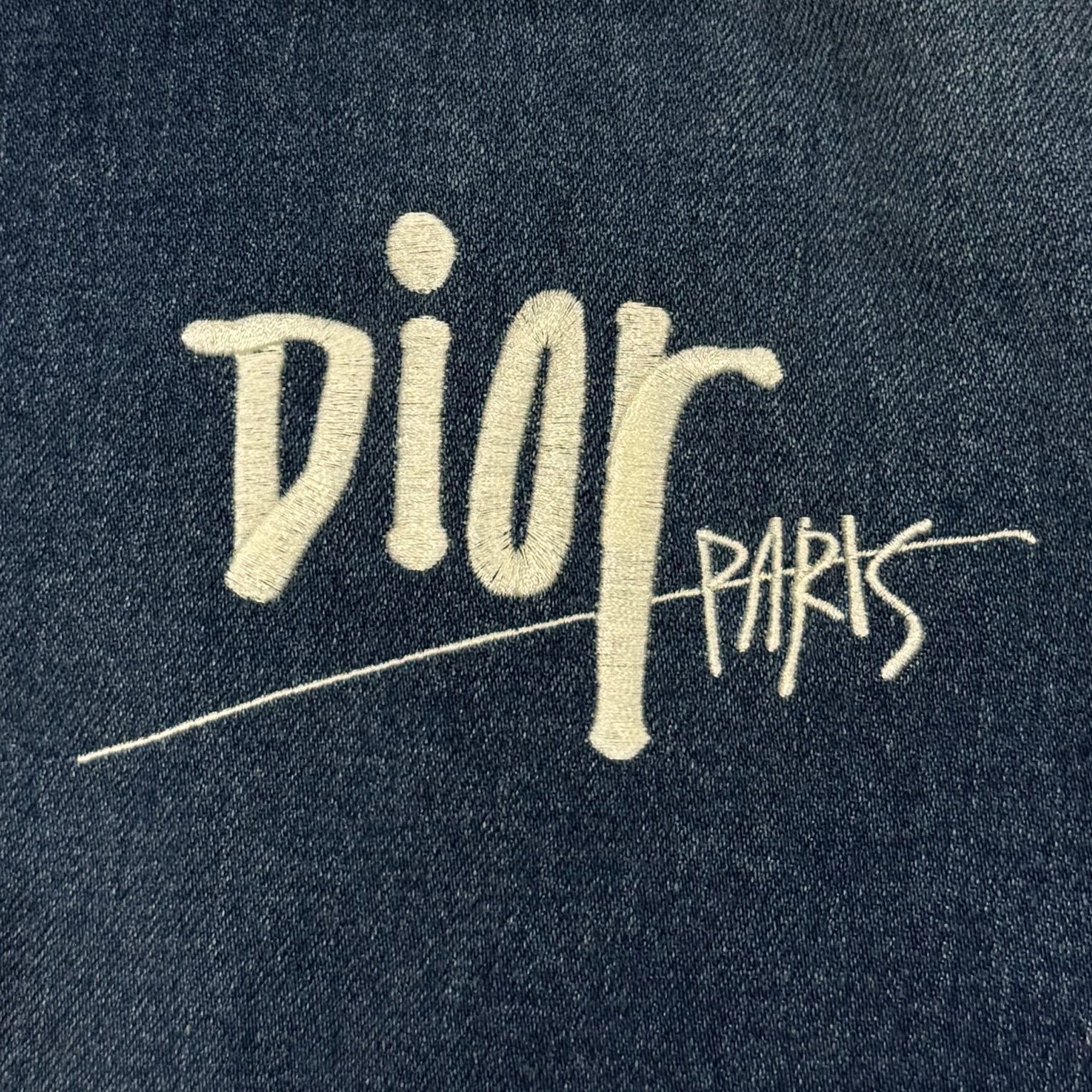 Dior Homme ディオールオム　Bee刺繍　グレー ポロシャツ　46Ｍ Dior Homme】ディオールオム『KENNY SCHARF ロゴ 長袖デニム