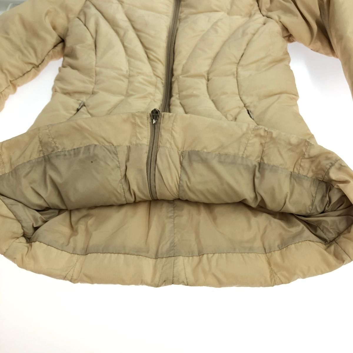 MONCLER フード付ベージュダウンジャケット メッシーナサイズ0 VERY MONCLER フード付ベージュダウンジャケット メッシーナサイズ0