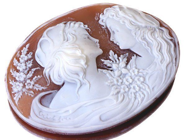 【希少❗️】シェルカメオルース 1000jewel_cameo-grl-b397