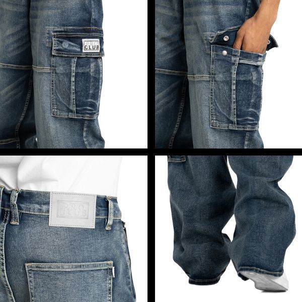 ダークストーン(プロクラブ) ヘビーウエイトDenim バッギー