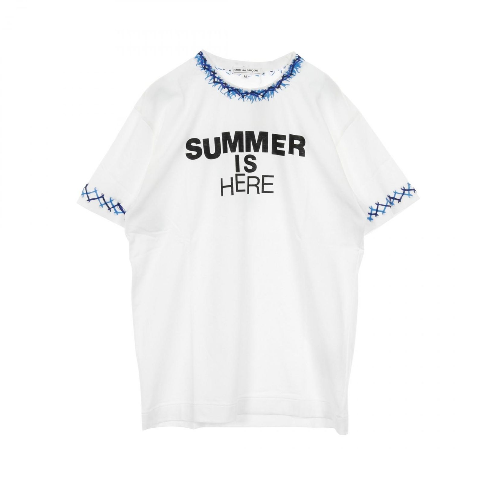 COMME des GARCONS - COMME des GARCONS / コムデギャルソン | 2016SS | チューブ装飾 カットソー Tシャツ | S | アイボリー | レディース COMME des GARCONS コムコム コムデギャルソンCOMME フロント