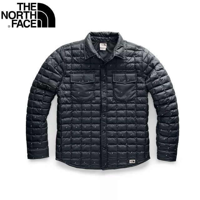 新品！ Sサイズ THE NORTH FACE MEN'S ThermoBall Eco Insulated Snap Jacket NF0A3YQCFU1  ザ ノースフェイス サーモボール スナップジャケット アスファルト (9816)