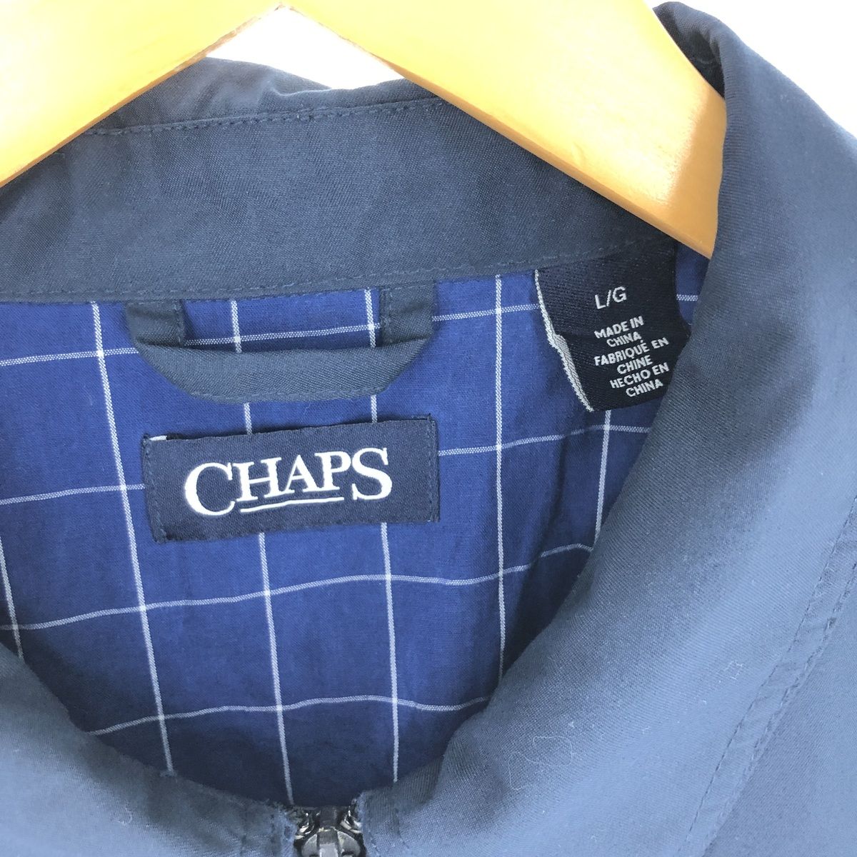 古着 チャップス CHAPS スイングトップ スポーツジャケット メンズL/eaa444352