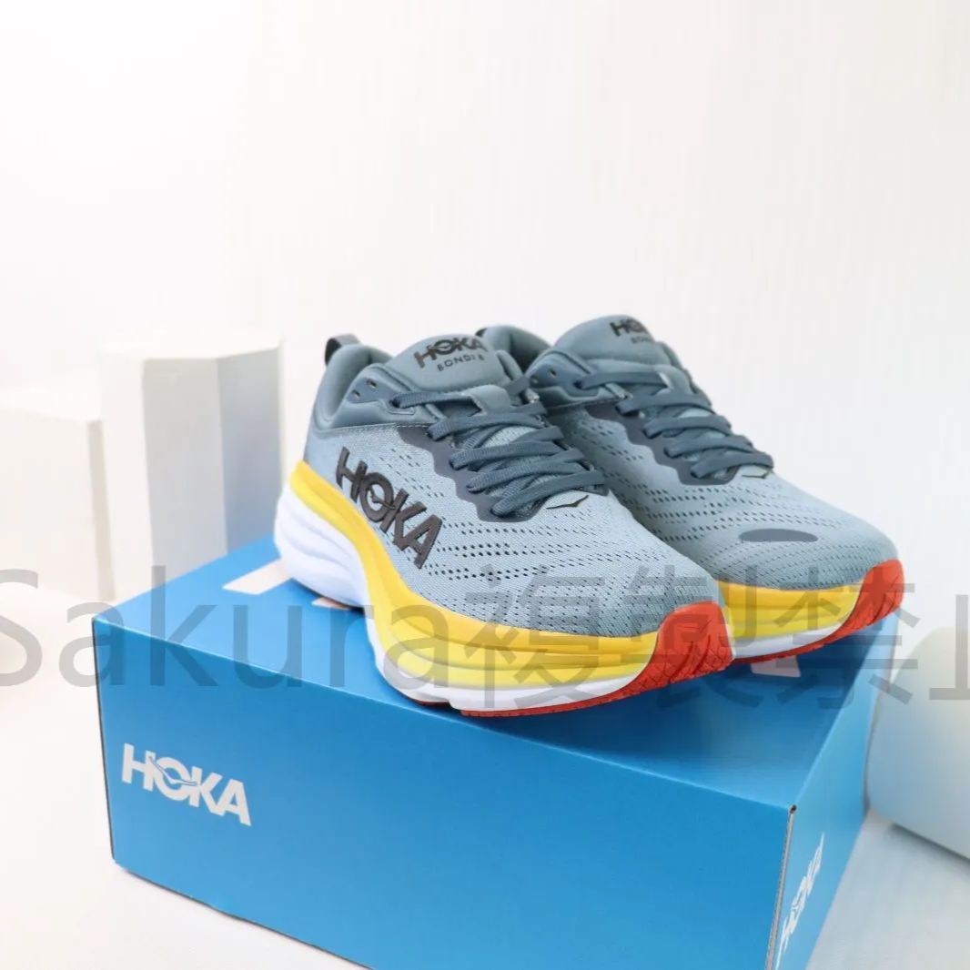 HOKA ONE ONE BONDI 8 ホカオネオネ ボンダイ8   ランニングシューズ レディース スニーカー ブルーブラック