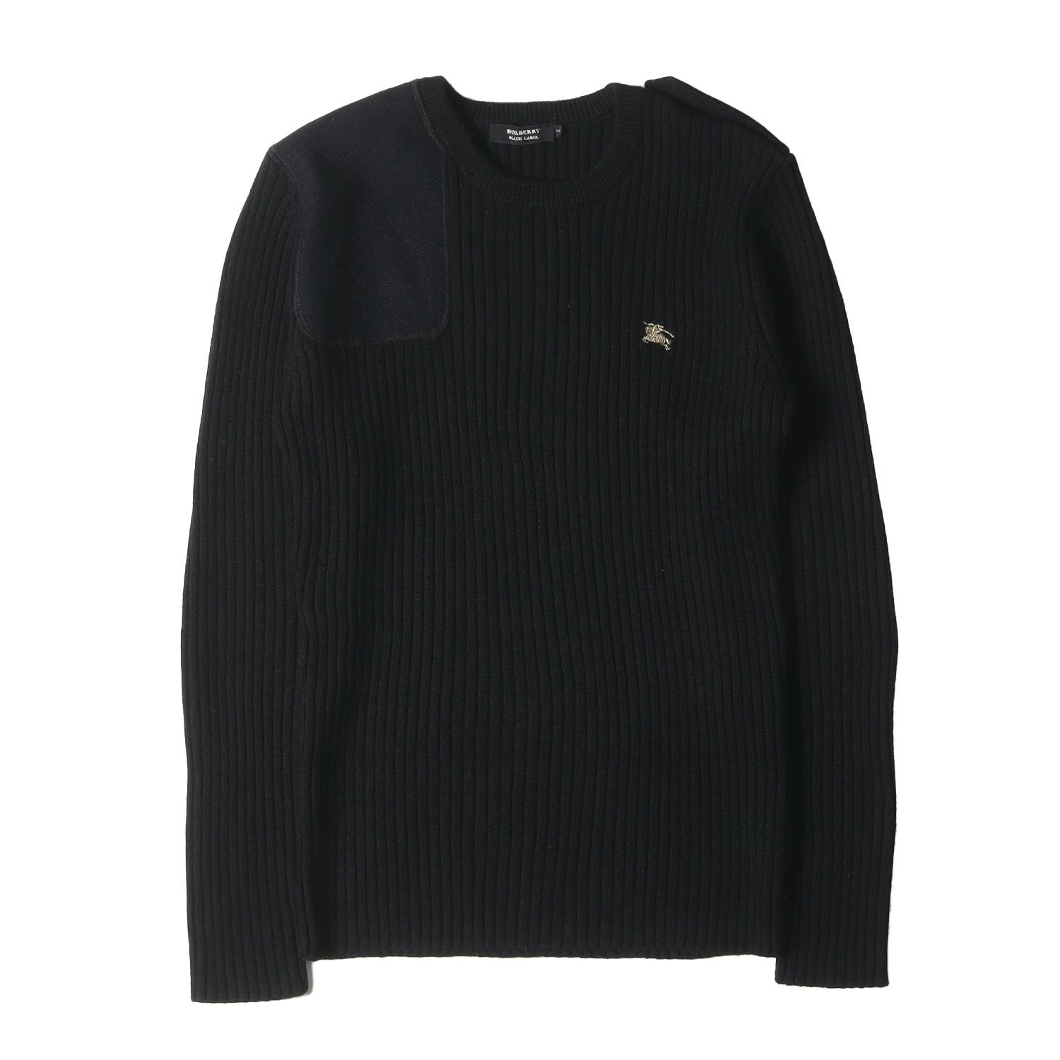 BURBERRY BLACK LABEL ニットジャケット ファー着脱可能 3 BURBERRY