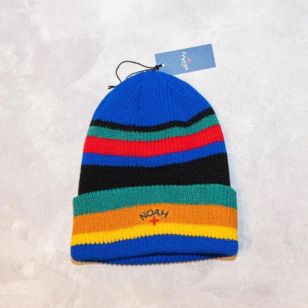 りくさん専用　NOAH ネイビーとレッドのストライプニット帽 りくさん専用 NOAH ネイビーとレッドのストライプニット帽