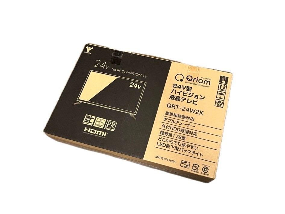 ▽YAMAZEN 山善 液晶テレビ（24V型）Qriom キュリオム 2024年 QRT
