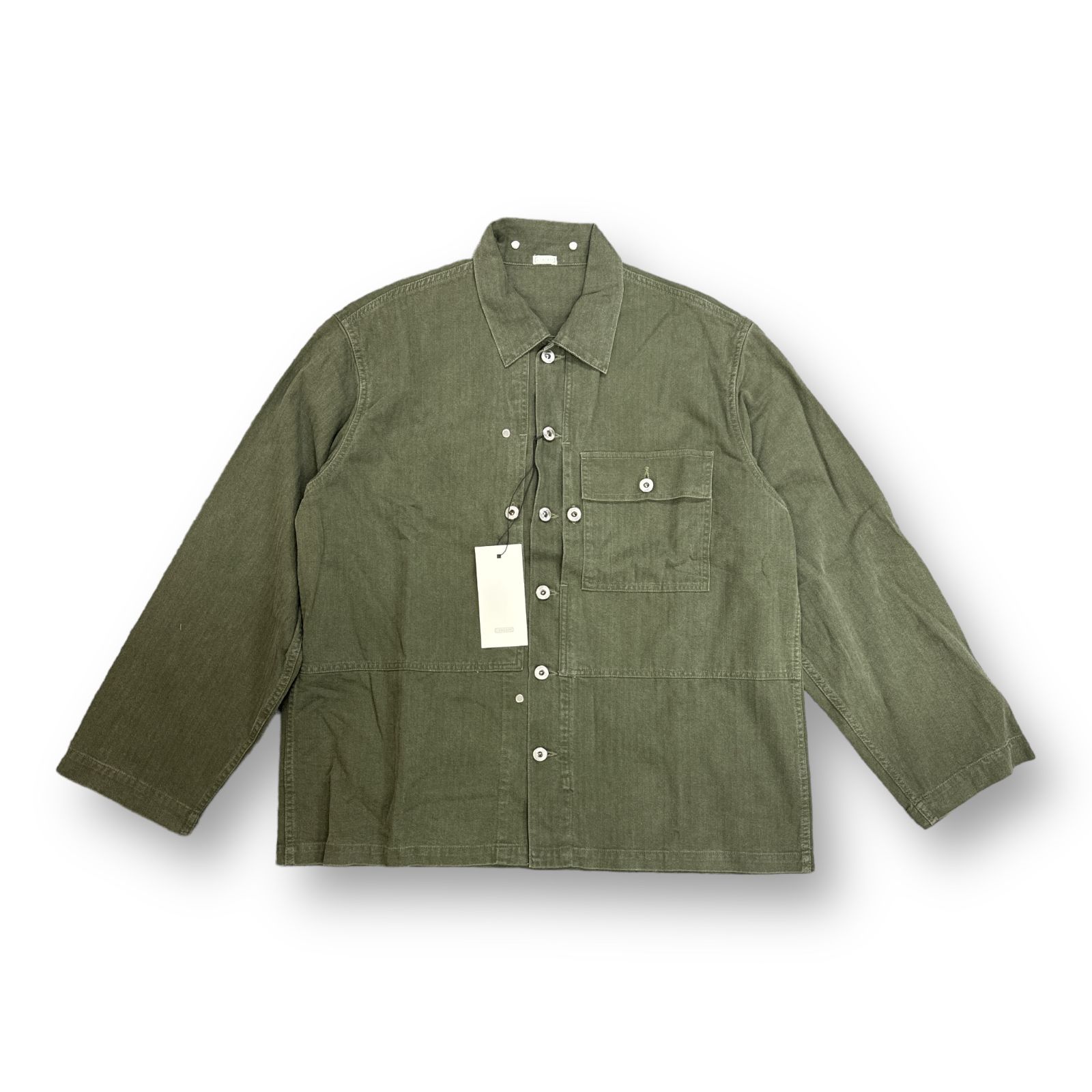 A.PRESSE アプレッセ23AW M-44 HBT Jacket A.PRESSE - アプレッセ23AW M-44 HBT Jacket(23AAP-01-14H)OLIVE