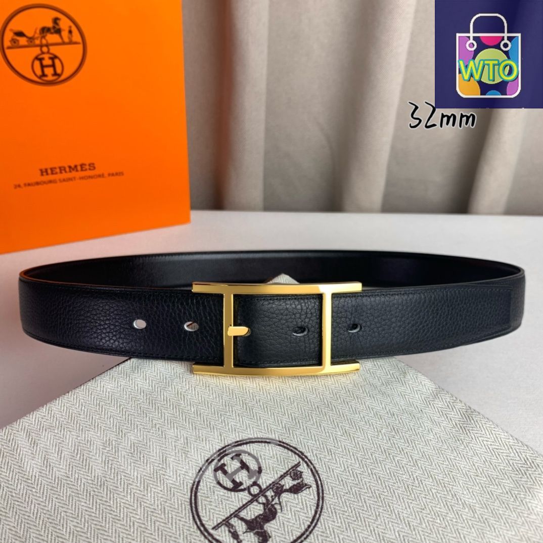 HERMES カデナバックルレザーベルト HERMES】エルメス カデナバックル ベルト リバーシブル カーフ