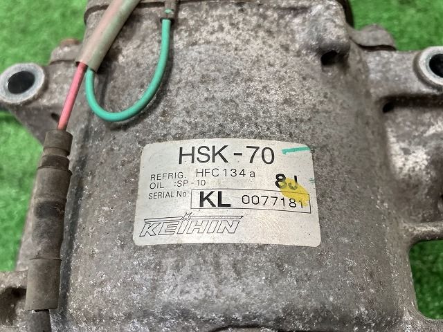 フィット GE7 エアコンコンプレッサー G 10THアニバーサリー2 4WD ケイヒン HSK-70 38810-RB0-E02 R543P FFCRYSTALESIA_COM