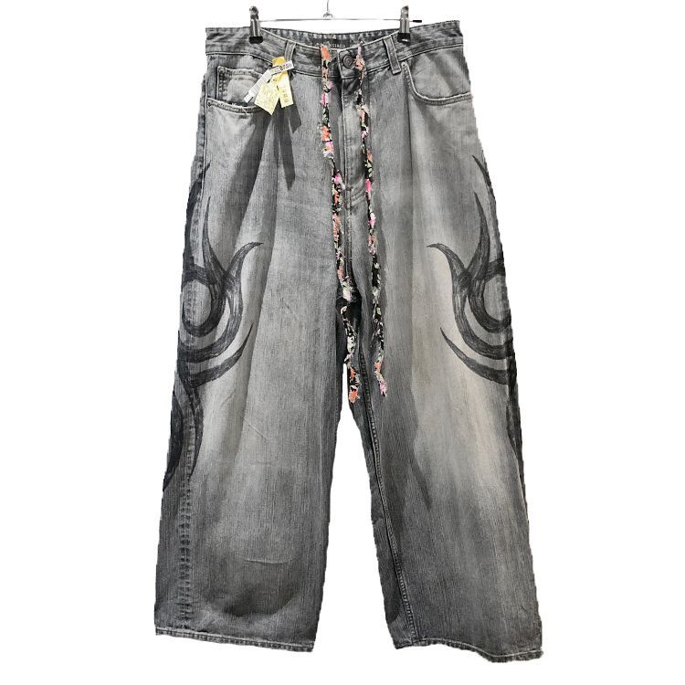 Y2K ストレッチ ニー Baggy デニムパンツ バレンシアガ ジーンズ