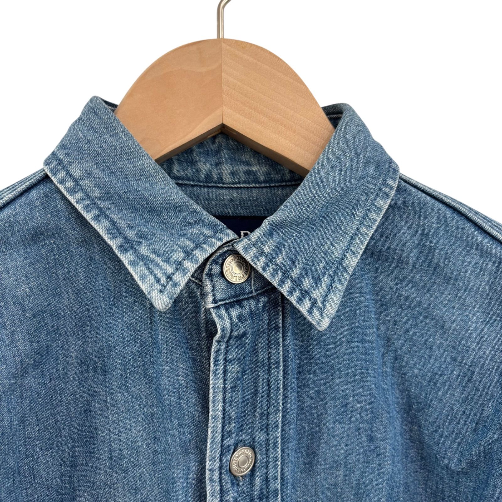 Ralph Lauren デニムジャケット LL Z1433 Ralph Lauren ラルフローレン 長袖デニムシャツ