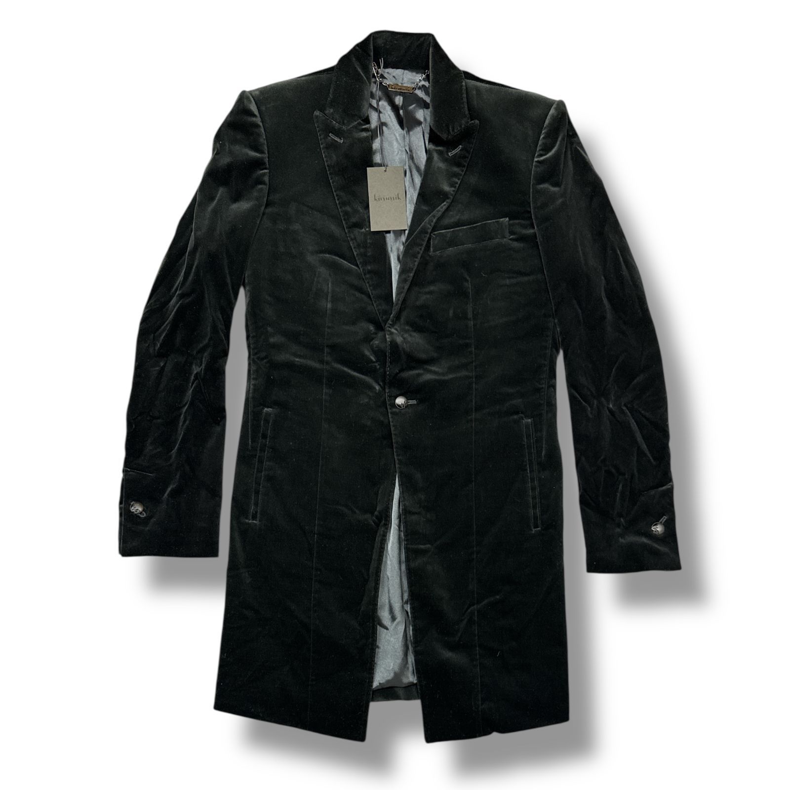 新品タグ付 kiryuyrik ロングピークドジャケット kiryuyrik - 【予約品 7月13日(日) 締切】Long Peaked Jacket