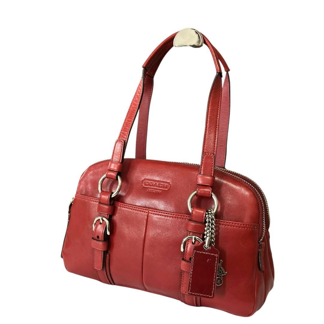 coach leather mini boston hand bag 本革 Coach handbag mini boston - Gem