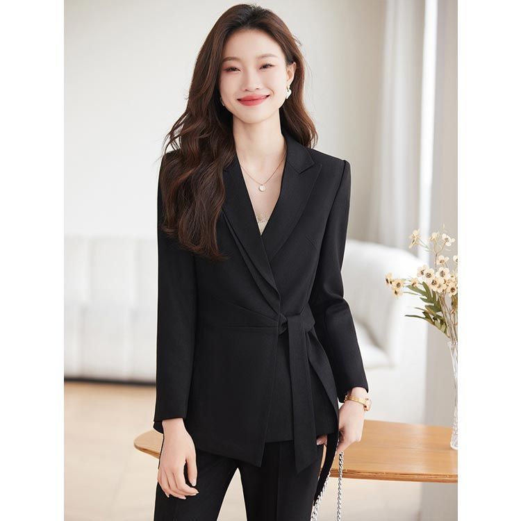 ウエストリボンジャケット&パンツ2点セットアップフォーマルセレモニースーツ RUIRUE BOUTIQUE（ルイルエブティック）の「ウエストリボン