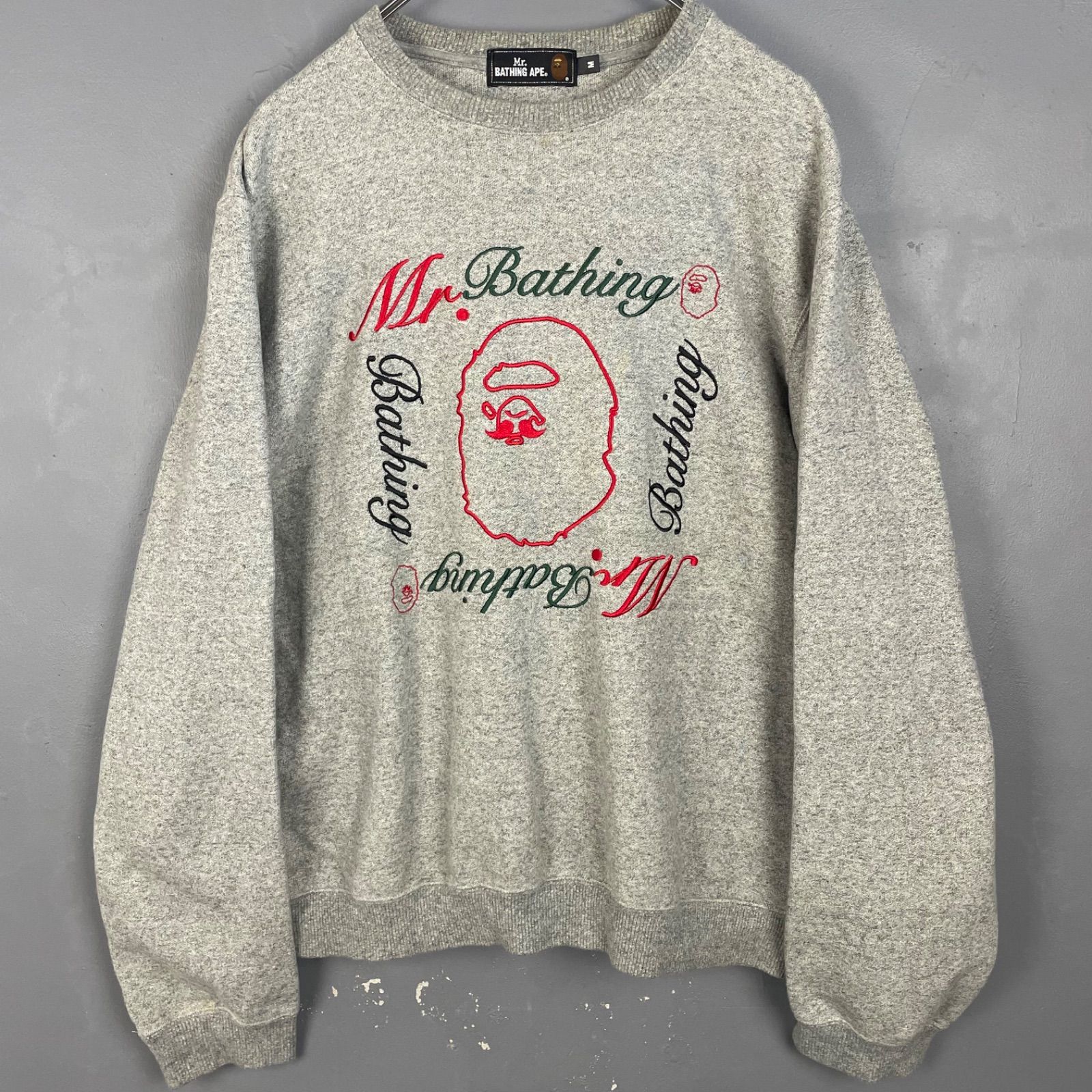 日本製 Mr.Bathing Ape A BATHING APE Logo Printed Sweats ミスター 