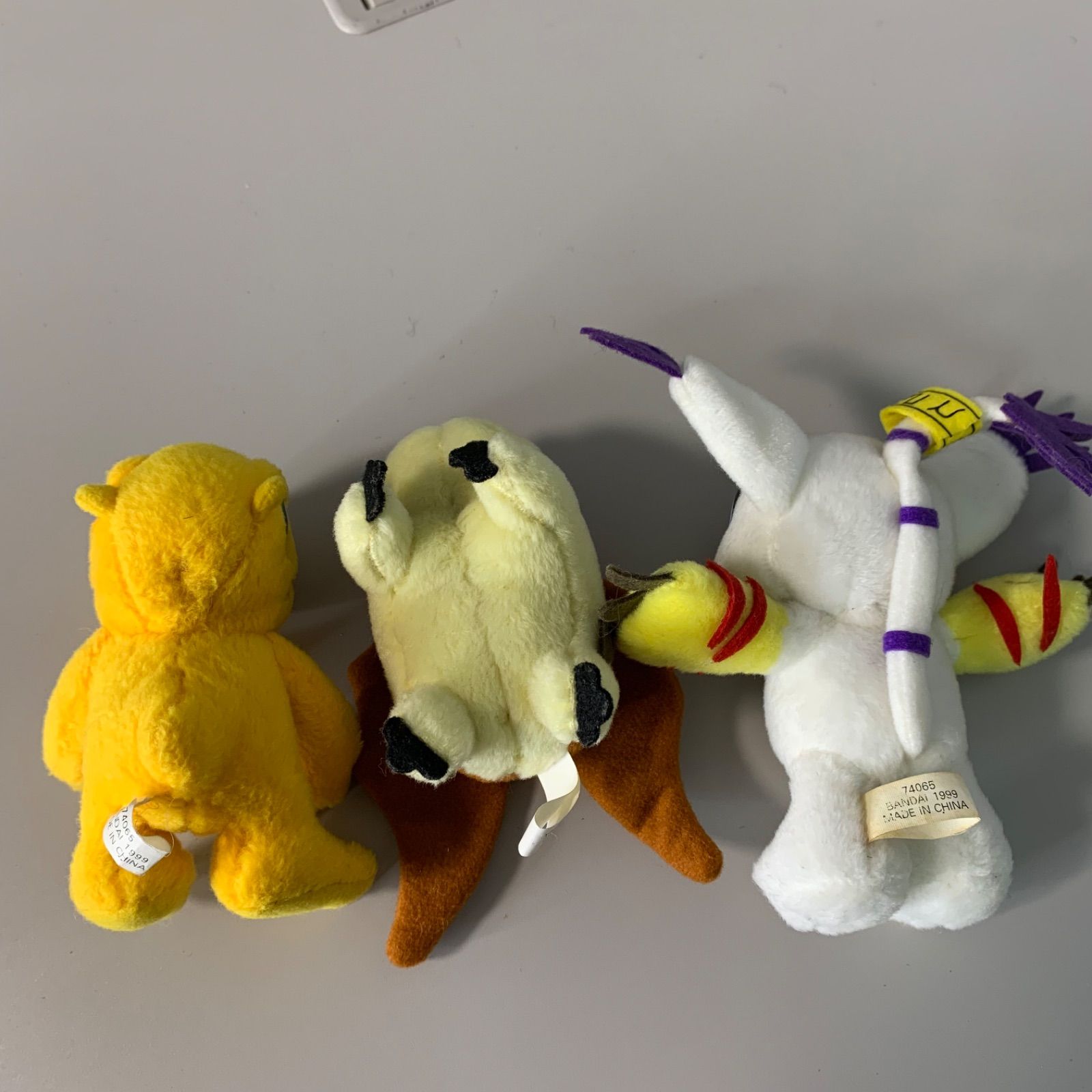 アグモン　デジモン　くたキャラ　新品　レトロ　レア　BANDAI　ぬいぐるみ　昔 デジモン アグモン テイルモン パタモン 当時物 平成レトロ