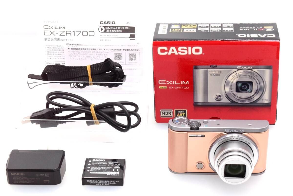 CASIO EXILIM EX-ZR1700 極美品 【公式通販】