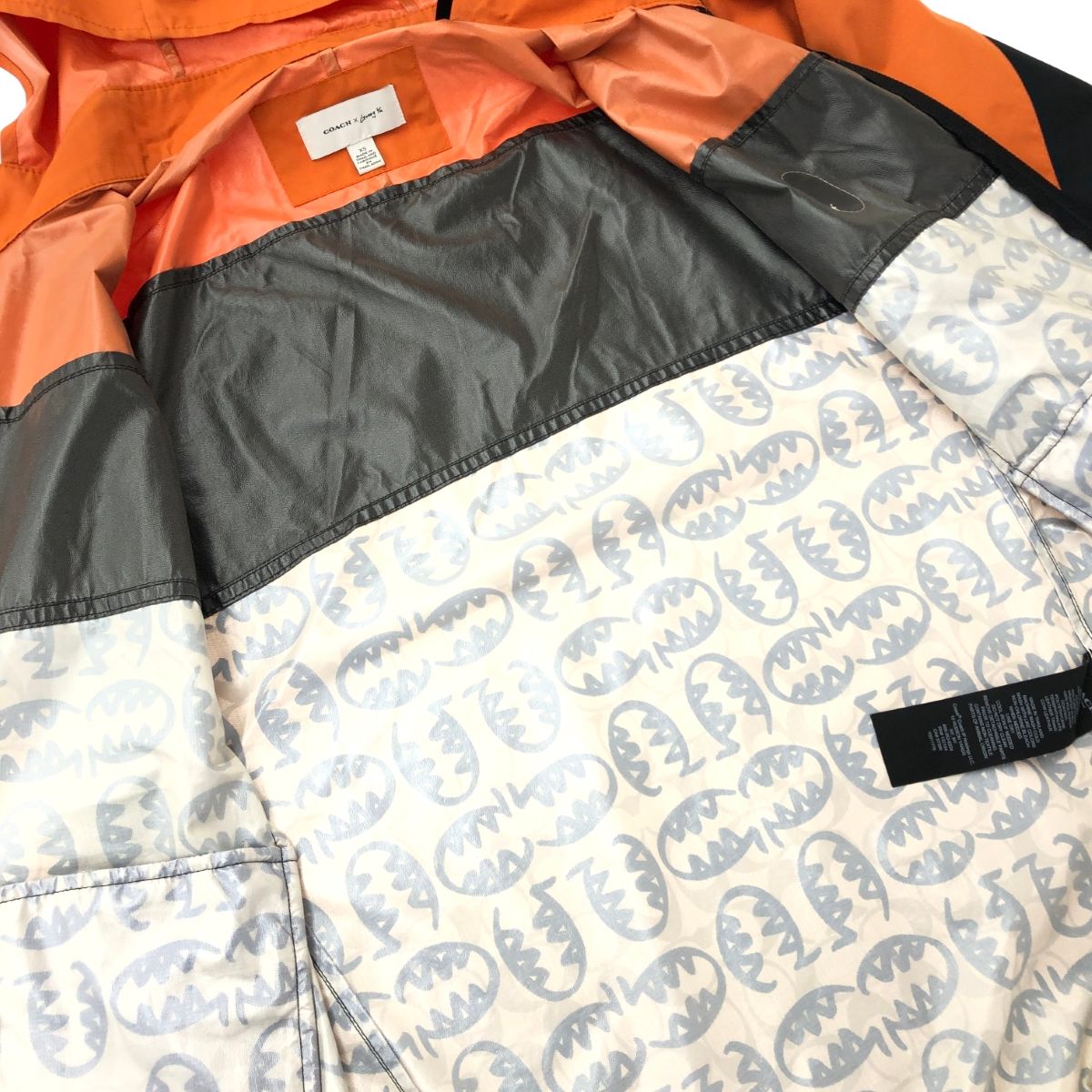 良好 COACH コーチ×GUANG YU フーディナイロンジャケット サイズ:XS