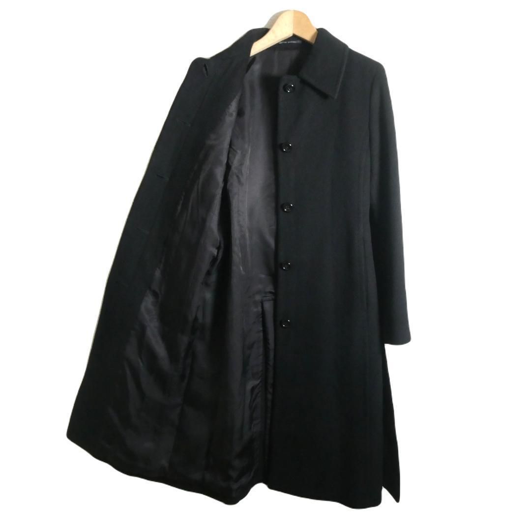 美品 INED イネド サイズ2 カシミヤ100％ ステンカラーコート ロング