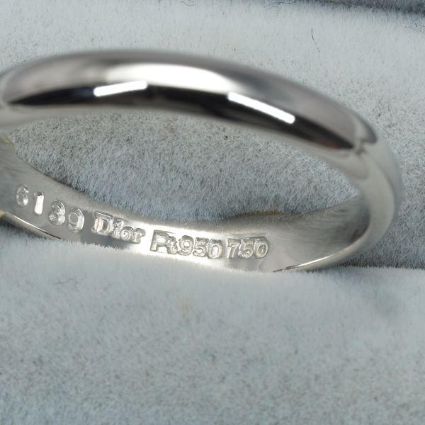 ディオール リング 17号 Pt950/K18YG #164632 - メルカリ 