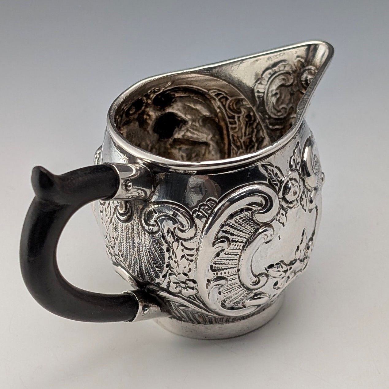 ドイツアンティーク 800シルバー製クリームジャグ 69g HANAU SILVER ドイツアンティーク 800シルバー製クリームジャグ 69g HANAU SILVER