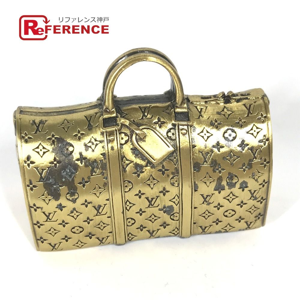 LOUIS VUITTON ルイヴィトン ペーパーウェイト ボストンバッグ キーポルモチーフ 金属製