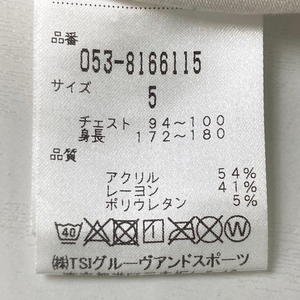 サイズ：5 PEARLY GATES パーリーゲイツ ハーフジップ 長袖T