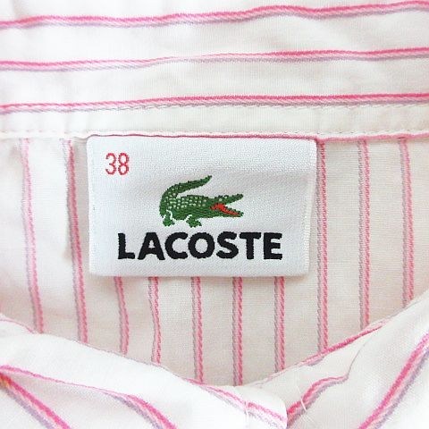 ラコステ LACOSTE シャツ ブラウス ボタンダウン 長袖