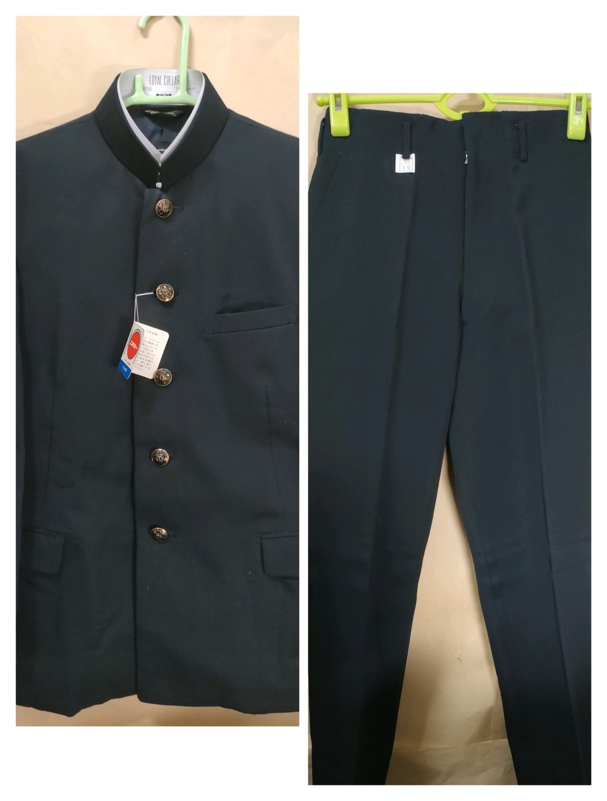 155サイズ 145サイズ 標準学生服 学生服 上下セット 学ラン 詰め襟 詰襟 150センチ 制服 中学校 高校