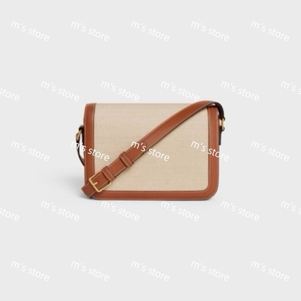 【CELINE】クラシックトリオンフバッグ タン CELINE クラシック トリオンフバッグ キャンバス & カーフスキン