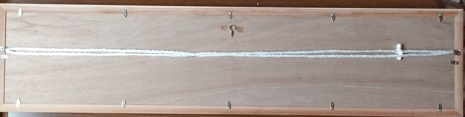 34 麻の葉組子2枚一組 木製額縁