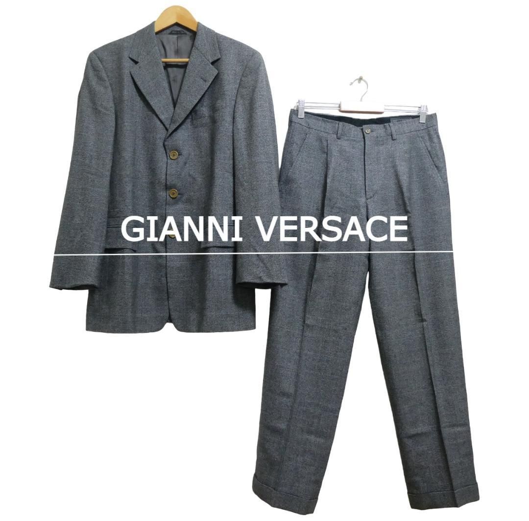 美品 GIANNI VERSACE ジャンニヴェルサーチ サイズ46 セットアップ