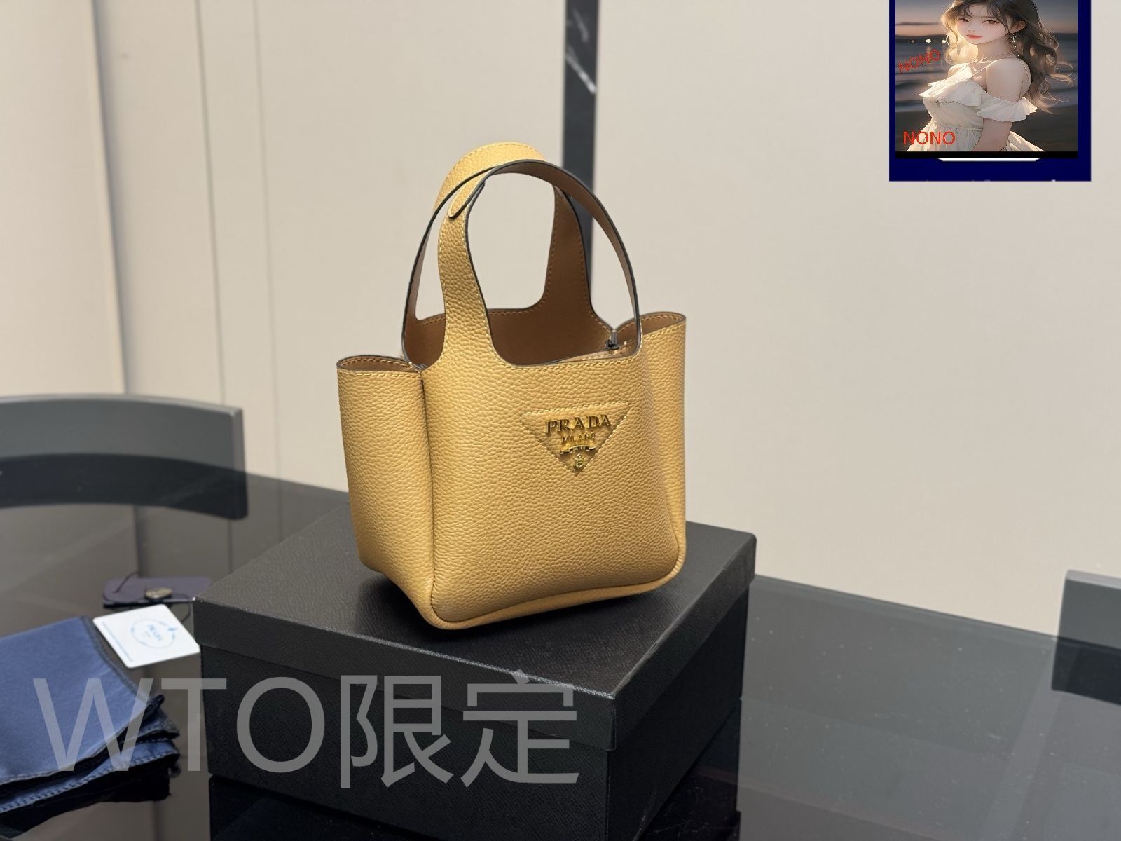 PRADA■【セール】国内発■人気のレザートートバッグ 今日特価】Prada レザー トートバッグ!国内送料無料!限定在庫