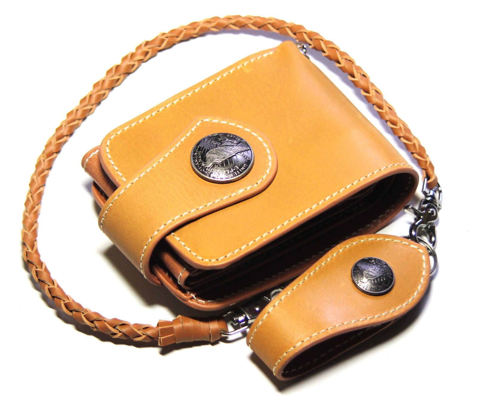 MONT BLANC モンブラン 二つ折り財布 マネークリップ ネイビー レザー